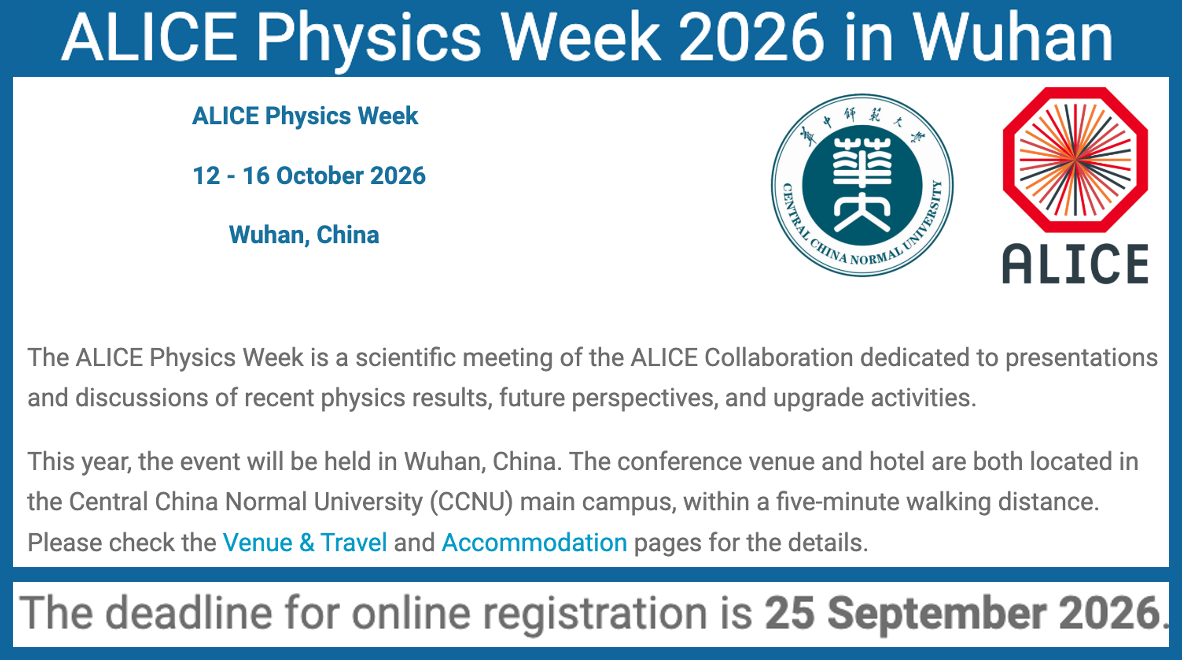 ALICE Physics Week