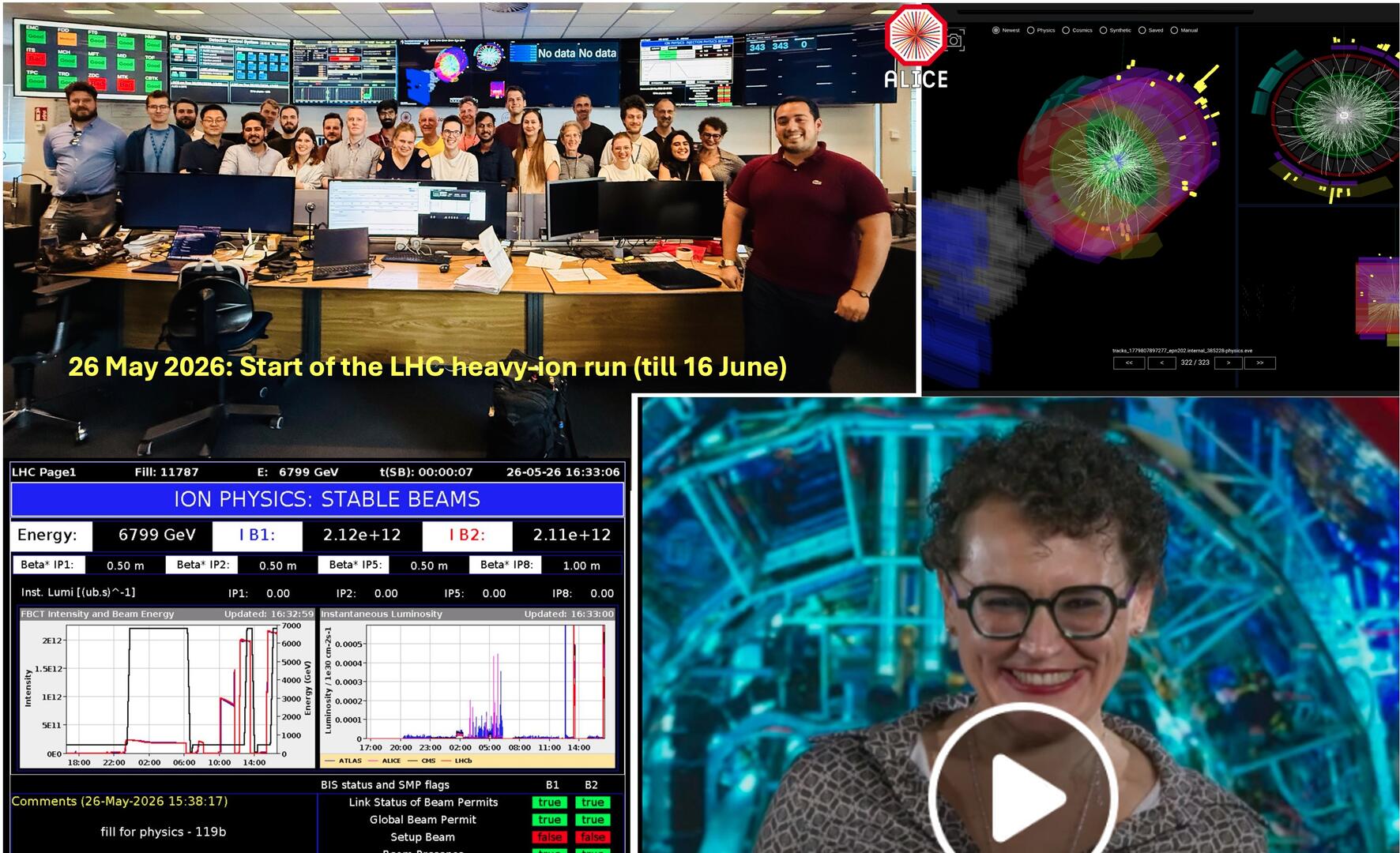 LHC lead ion run