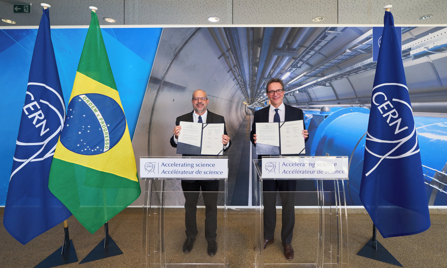 Signature ceremony: Brazil and CERN