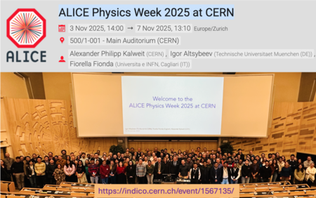 ALICE Physics Week 2025 at CERN